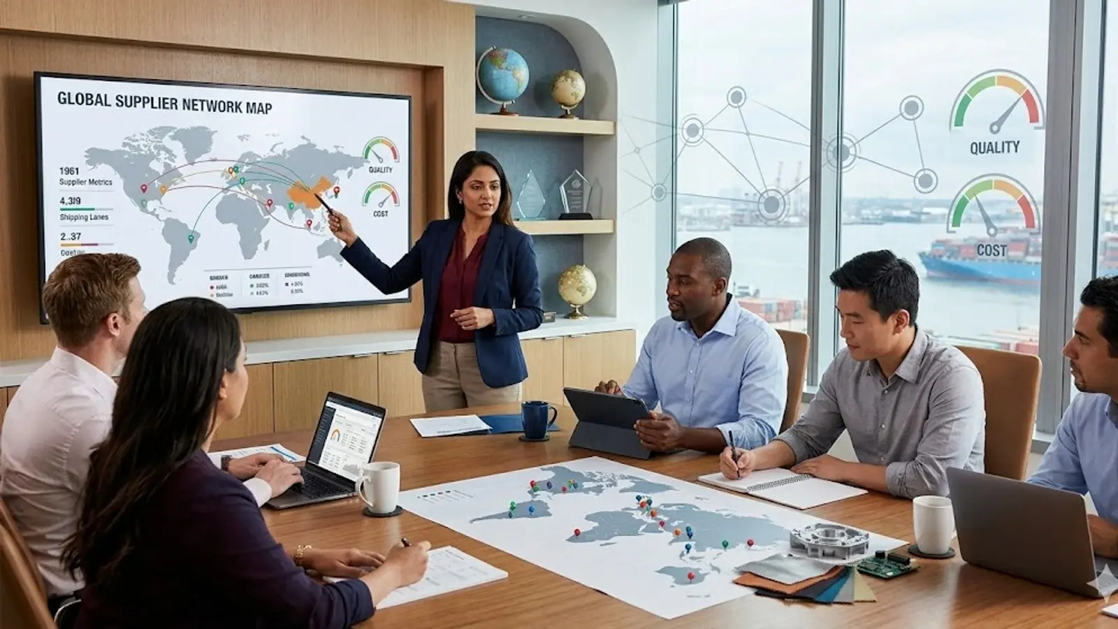 Global sourcing — identifying and managing reliable suppliers