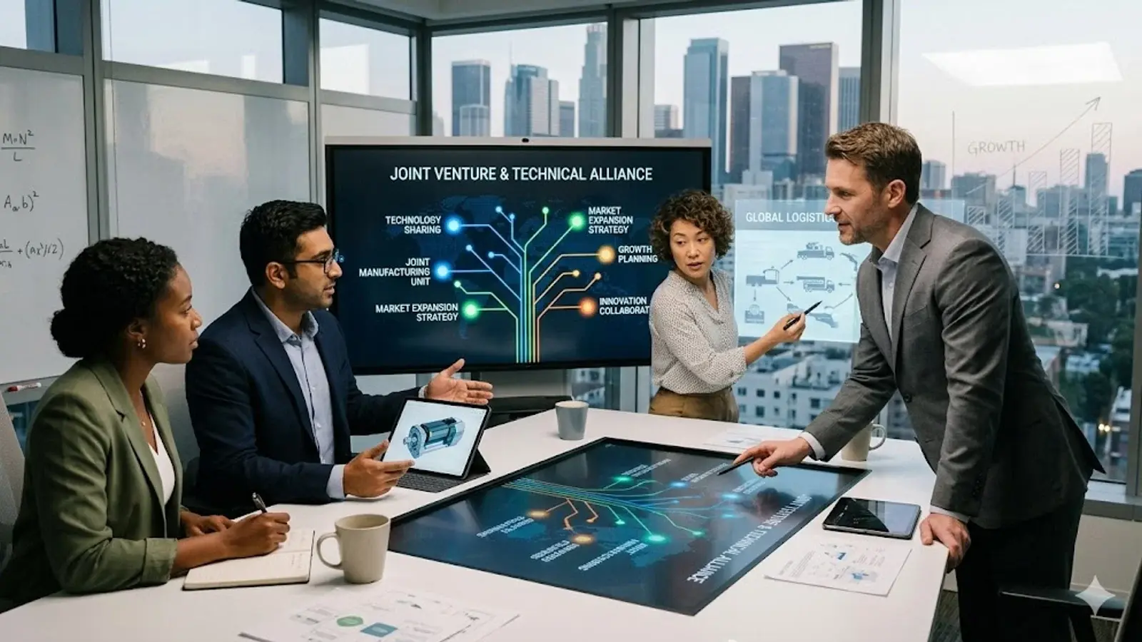 Joint ventures and technical alliances built on collaboration